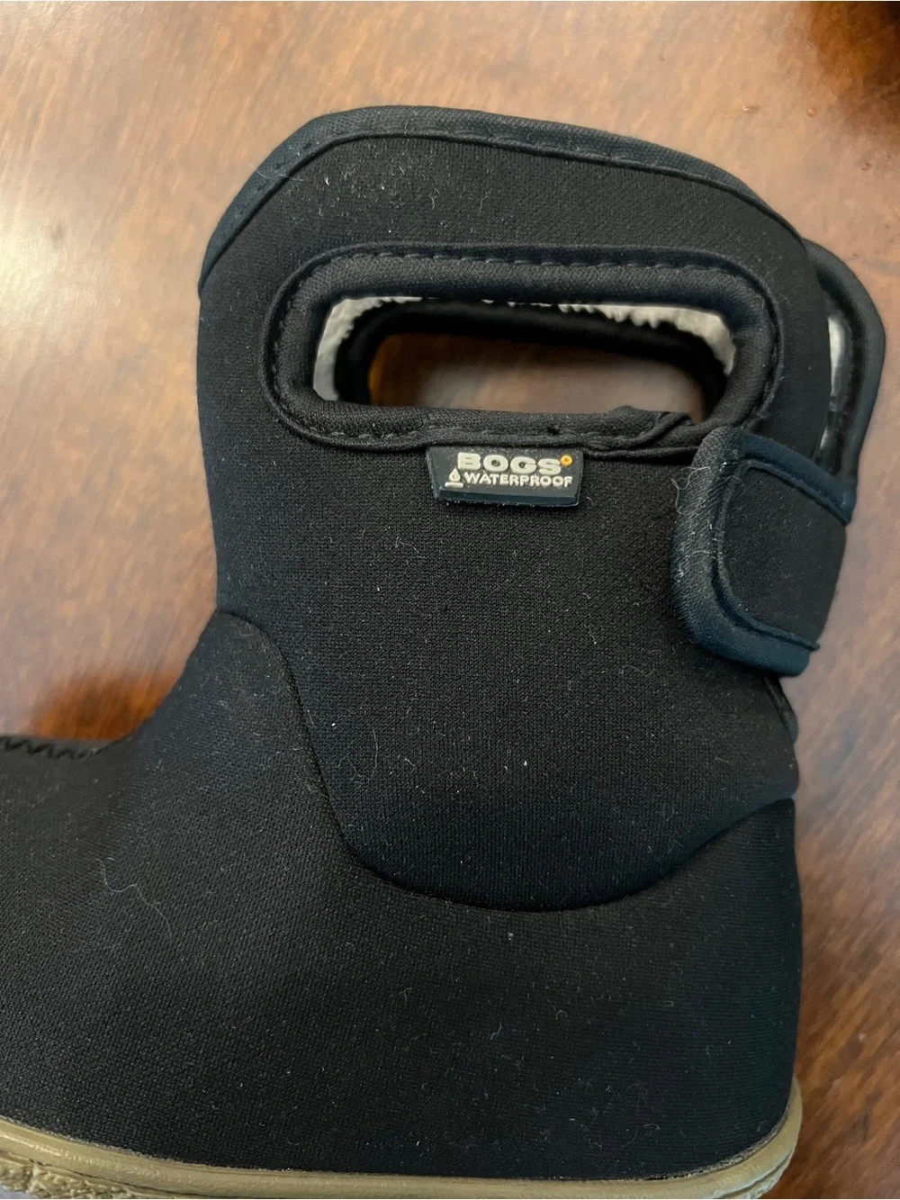 BOGS Baby Bogs Classic Solid Waterproof Boots Infant Toddler Size 8 Black